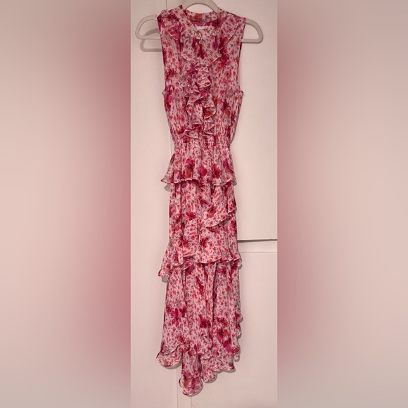 Misa Los Angeles Ilona Tiered Floral Print Dress Size Small - Picture 2 of 7